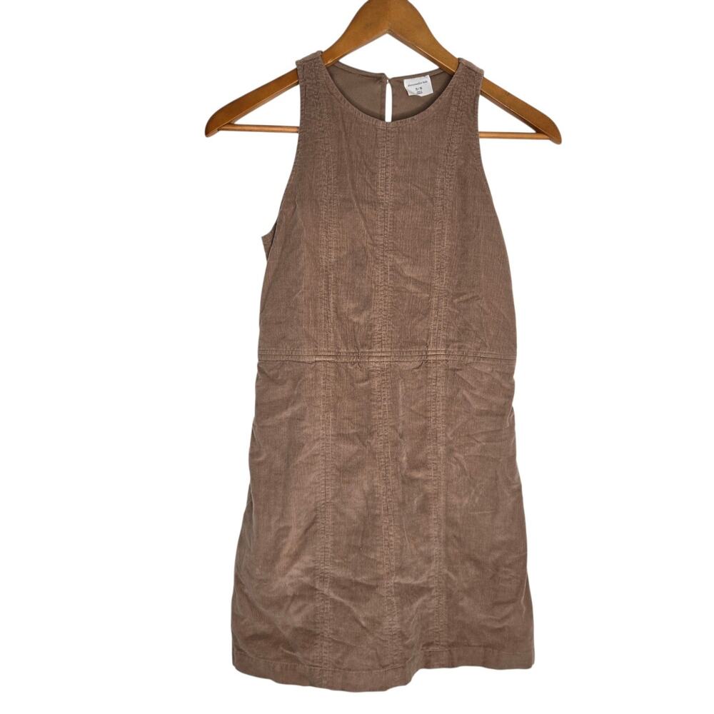 Abercrombie Kids Girls Tween Corduroy Jumper Dress Fine Wale Fall Size 15-16